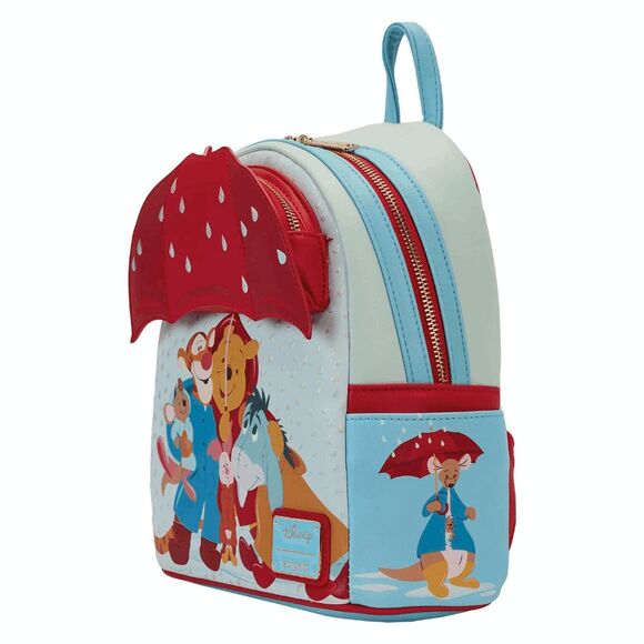 Loungefly Disney Winnie the Pooh and Friends Rainy Day Mini Backpack - Picture 4 of 6